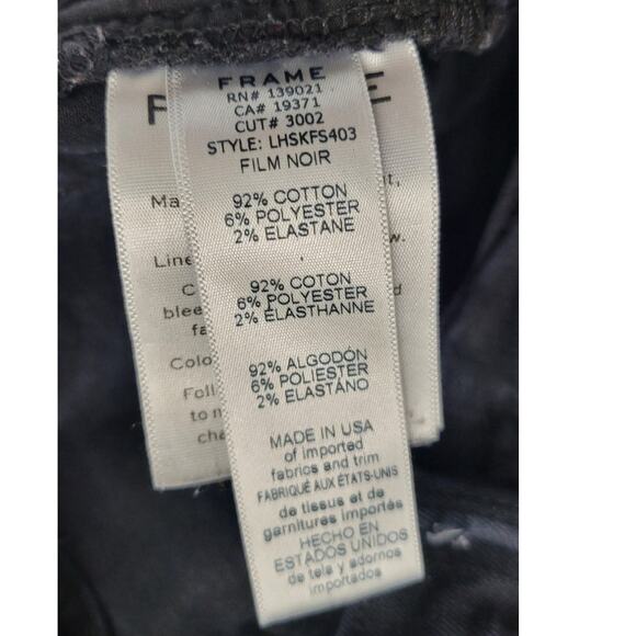 Frame Jeans Womens Size 27 Le High Skinny Jeans De Jeanne Ankle Punk Goth Rock - Picture 9 of 9